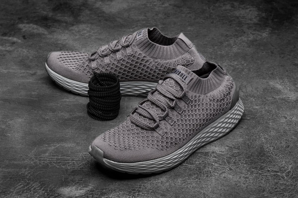 Nobull Knit Runner Women's Running Shoes Dark Grey | Australia (DK7692)